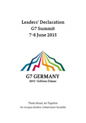 Leadersʼ Declaration G7 Summit 7-8 June 2015 Aims to Climate Change
